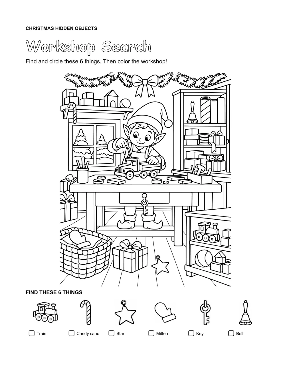 Workshop hidden-object search